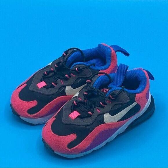 Nike Air Max 270 React Hyper Pink Vivid Purple - Picture 1 of 4